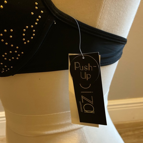 Ibiza embellished push-up bikini top - Picture 6 of 12